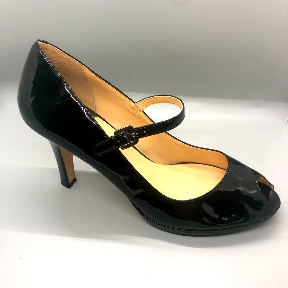 Cole Hans* Womens Shoes* Size: 9 B* Color: Black* Peep Toe, Pumps, Heels